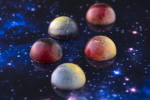 製菓用スプレーガン　宇宙チョコ　コンプレッサー　パティスリー　チョコレート