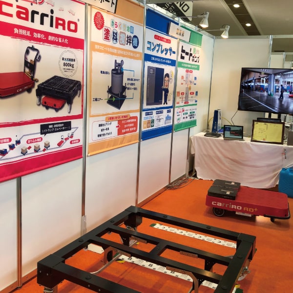 三栄商会　テクノフェア　展示会　コンプレッサー　CarriRo　ヒートポンプ　コンプレッサー